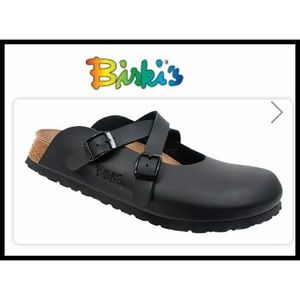 Birkenstock black Dorian Sabot sandle shoe